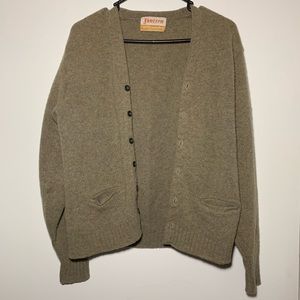 Vintage Army Green Cardigan - Kurt Cobain cardigan
